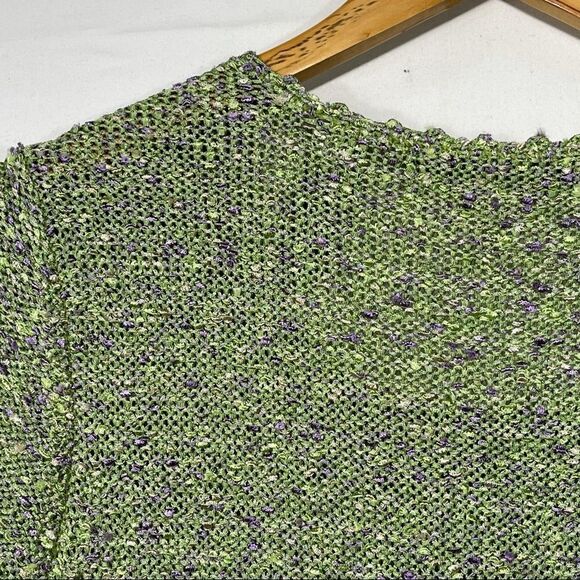 Crazy Horse Collection Green Knitted  Top - Picture 14 of 14
